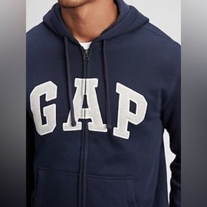 GAP logo zip up hoodie